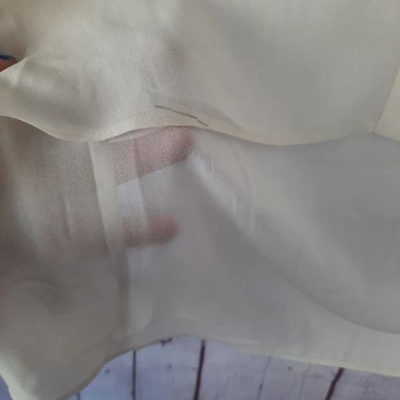 Eileen Fisher Silk Mandarin Collar Button Down Tunic - Picture 10 of 16